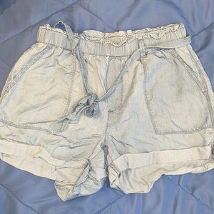 aerie paper bag shorts